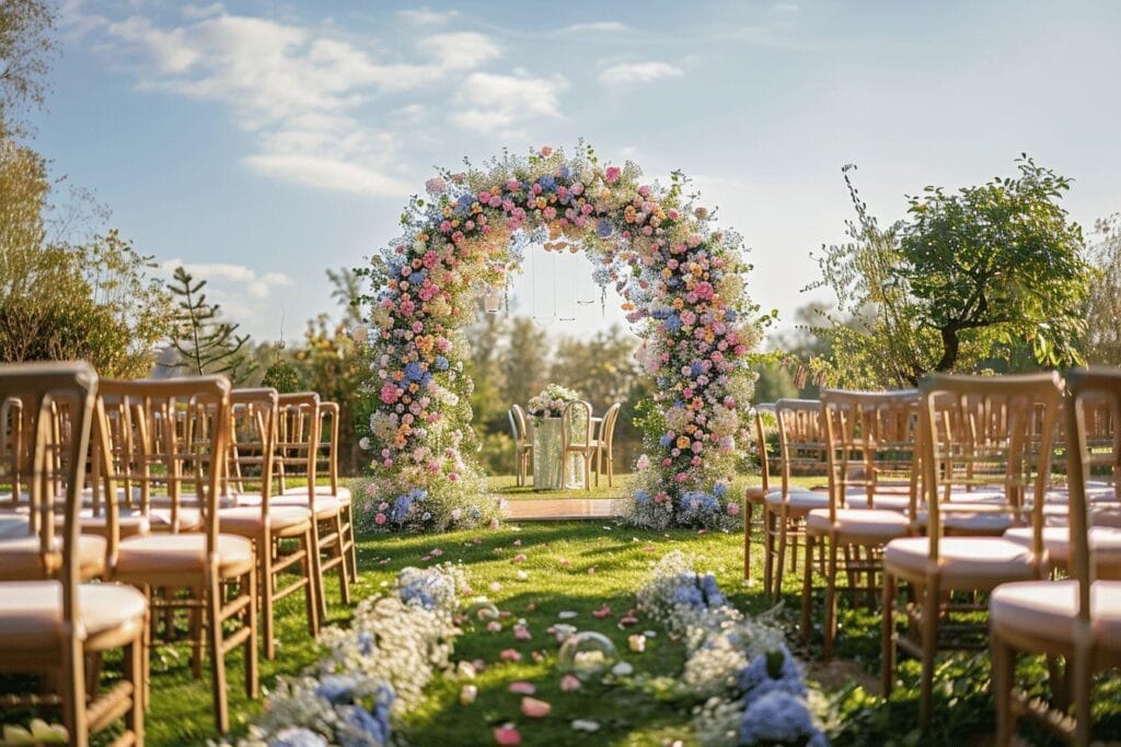 Comment réussir la décoration d’une cérémonie laïque en extérieur ?