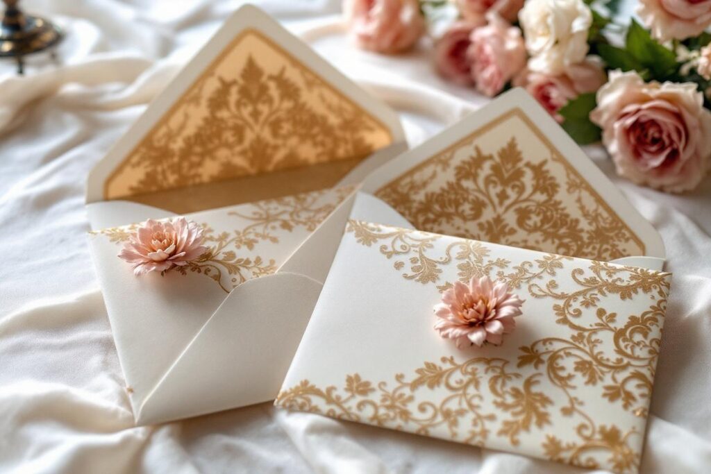 Les meilleures enveloppes de mariage pour sublimer vos invitations