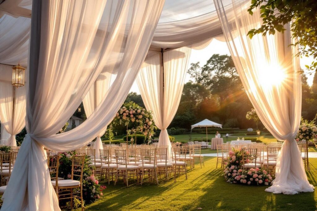 Comment choisir une tente nomade adaptée à un mariage en plein air ?